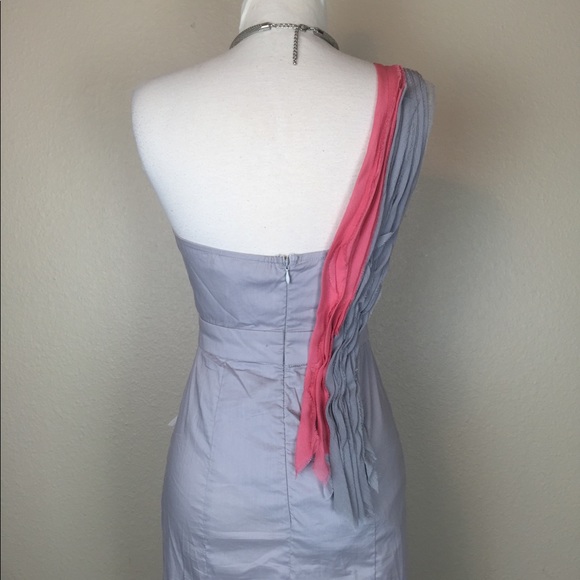 Miss Minuet  One Shoulder Party Cocktail Dress - Picture 4 of 5