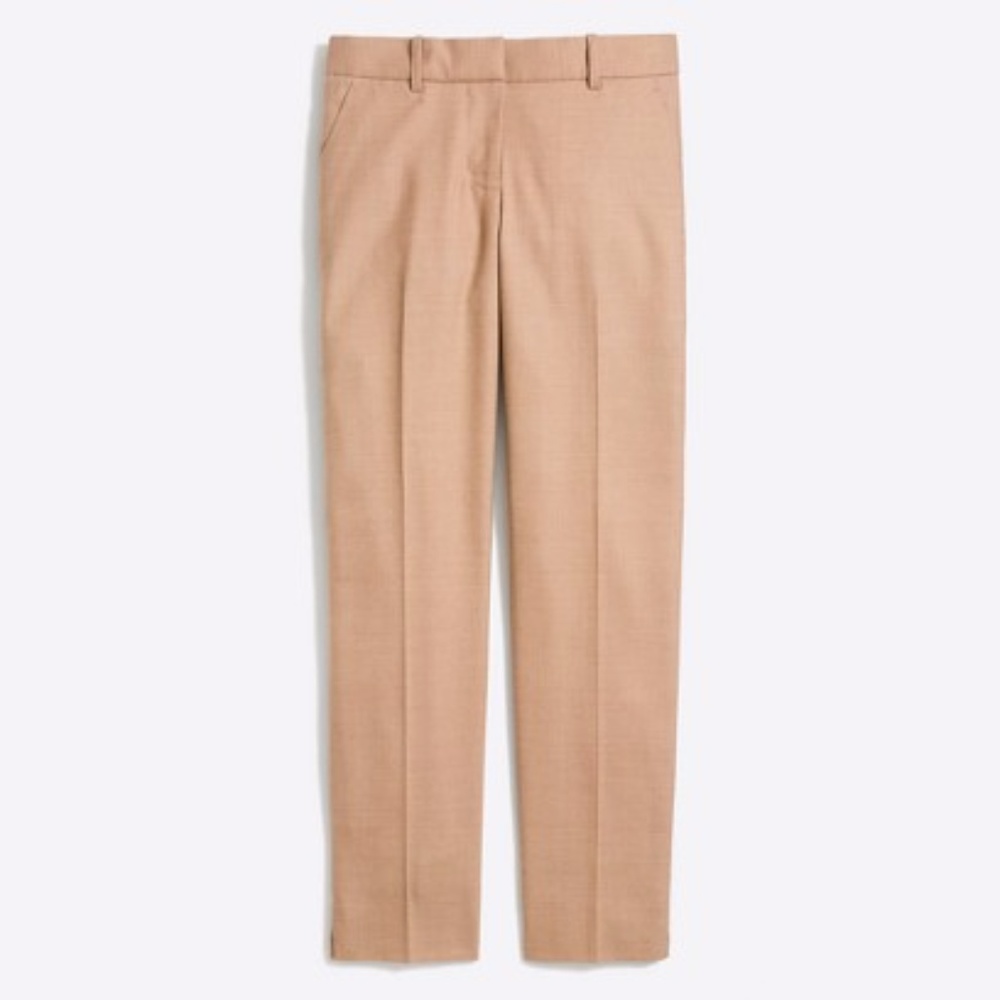 J Crew City Fit Wool Skimmer Pant