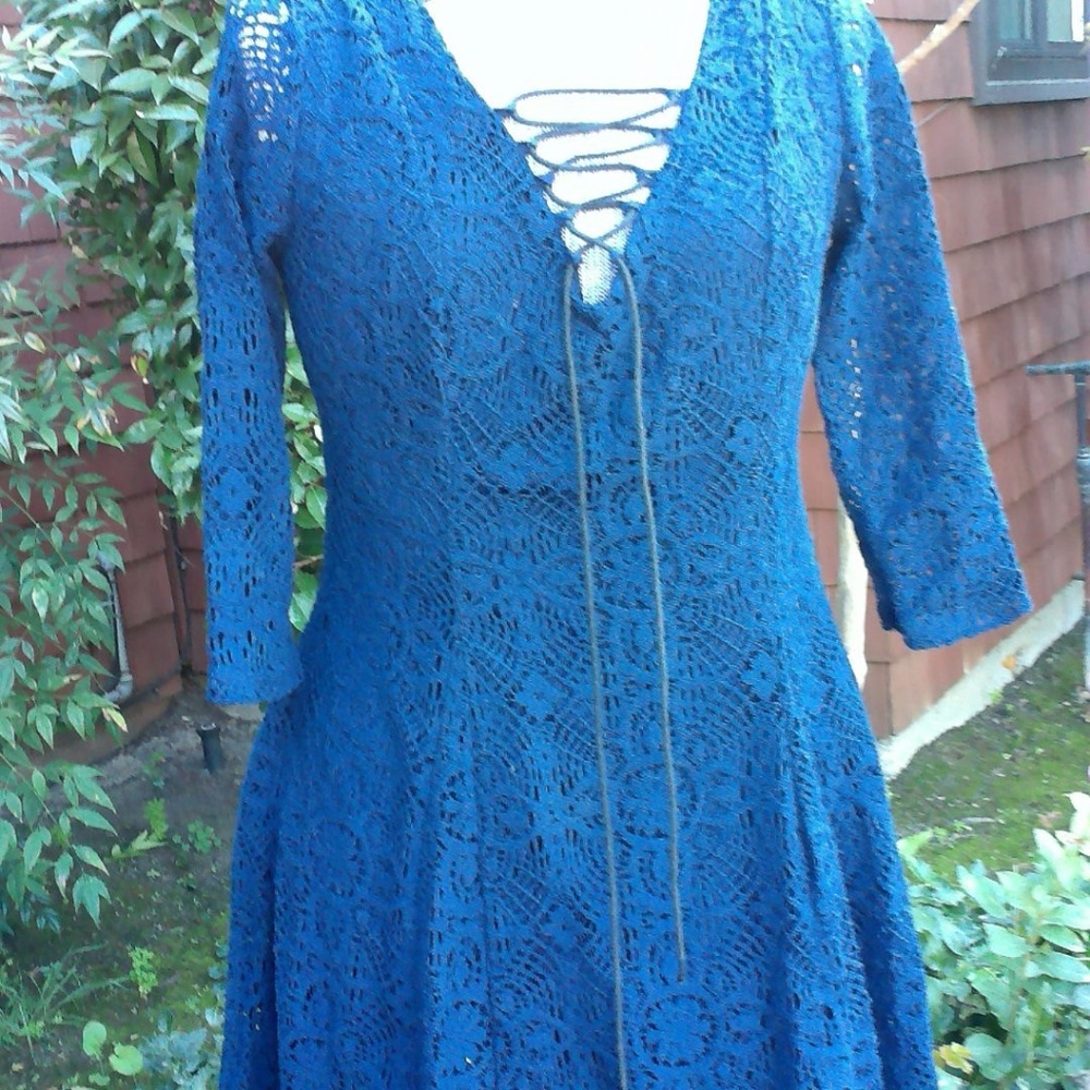 Blue Lace dress