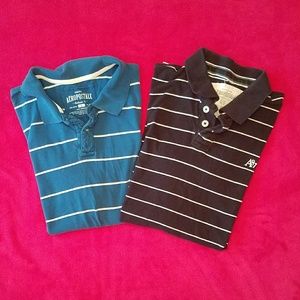 2 Men's Aeropostale Polos Bundle Size Large