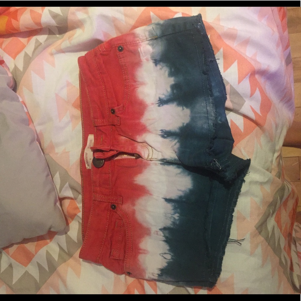 Red white and blue shorts