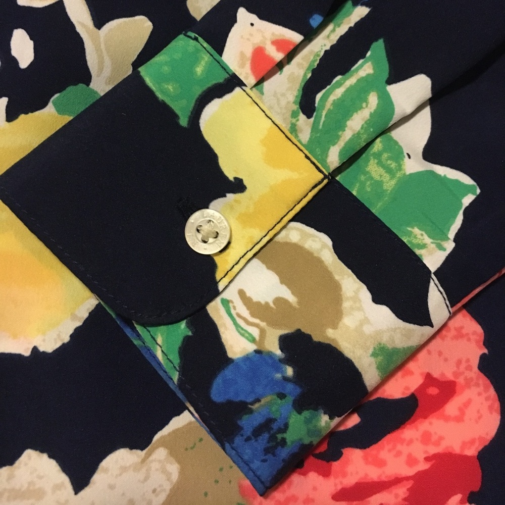 Lauren by Ralph Lauren Floral Top XS 🌺🌸🌼🌷 - Picture 2 of 4