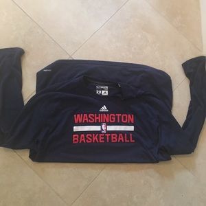 ADIDAS men's long Sleeve basketball shirt size 2XL