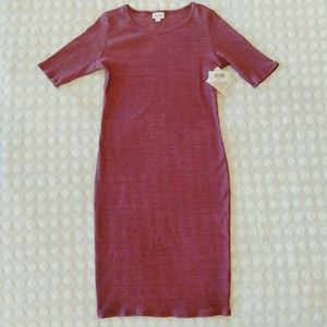 NWT Lularoe Large Julia Purple Dress