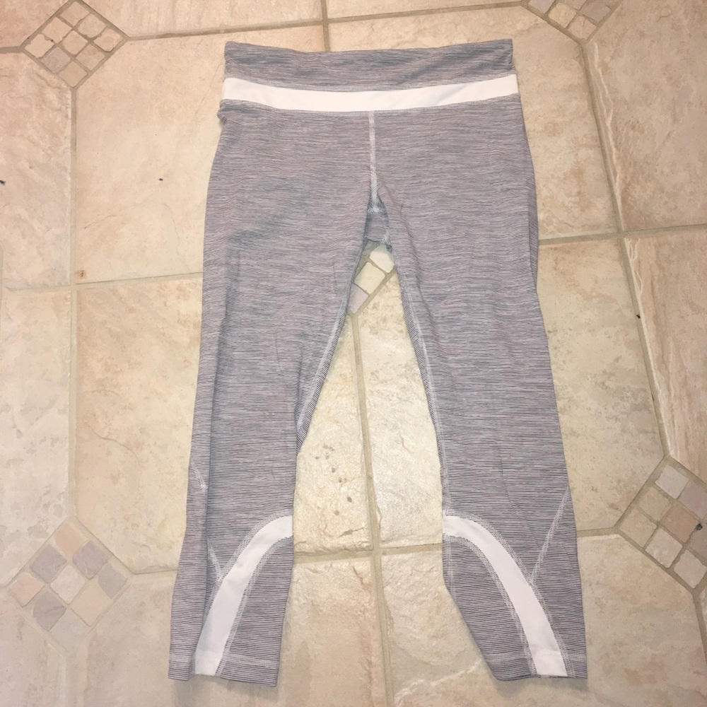 GUC lululemon striped crops.