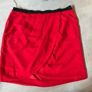 Banana Republic Red Skirt