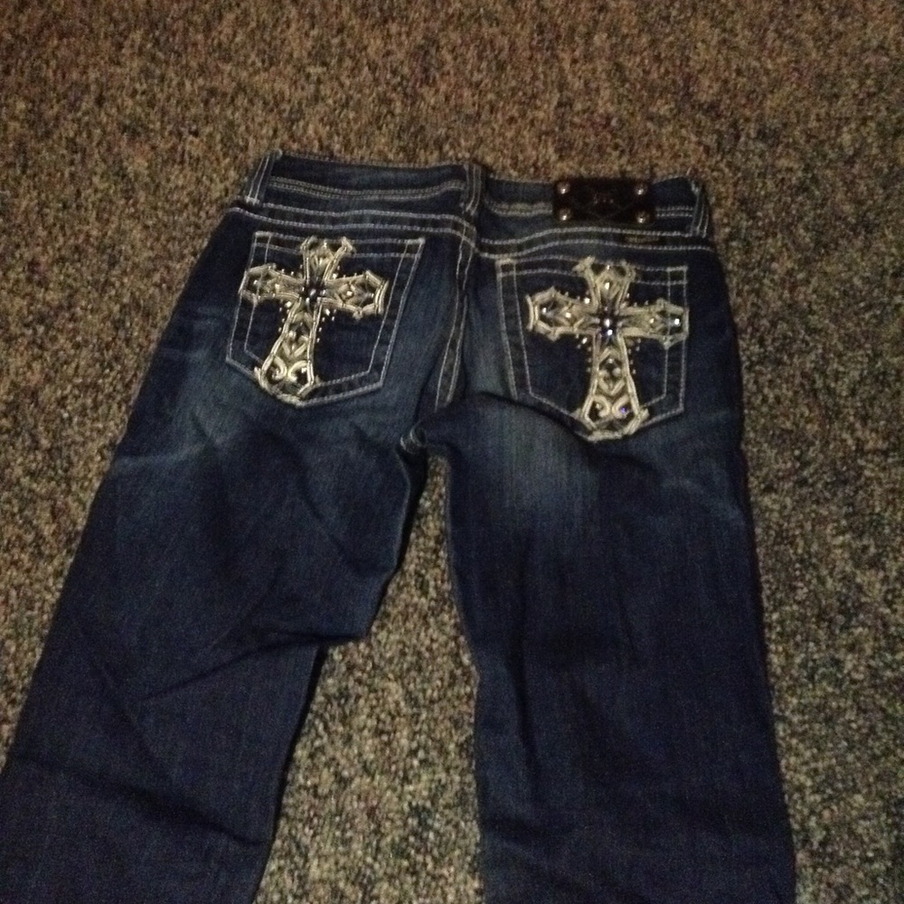 Miss Me Jeans with Cross Details