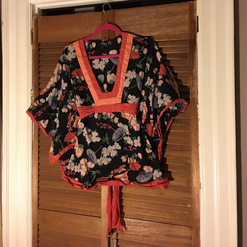 Angie kimono top from anthropologie