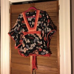 Angie kimono top from anthropologie