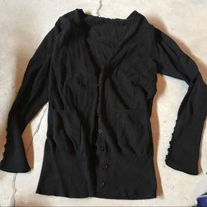 Black cardigan