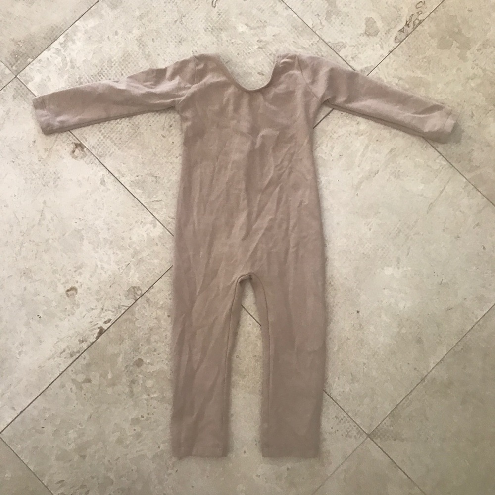 Nude toddler unitard