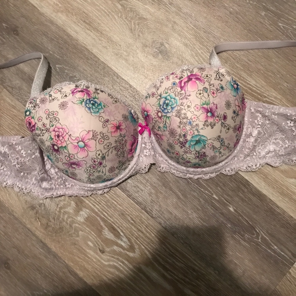 Vs lined Demi Bra