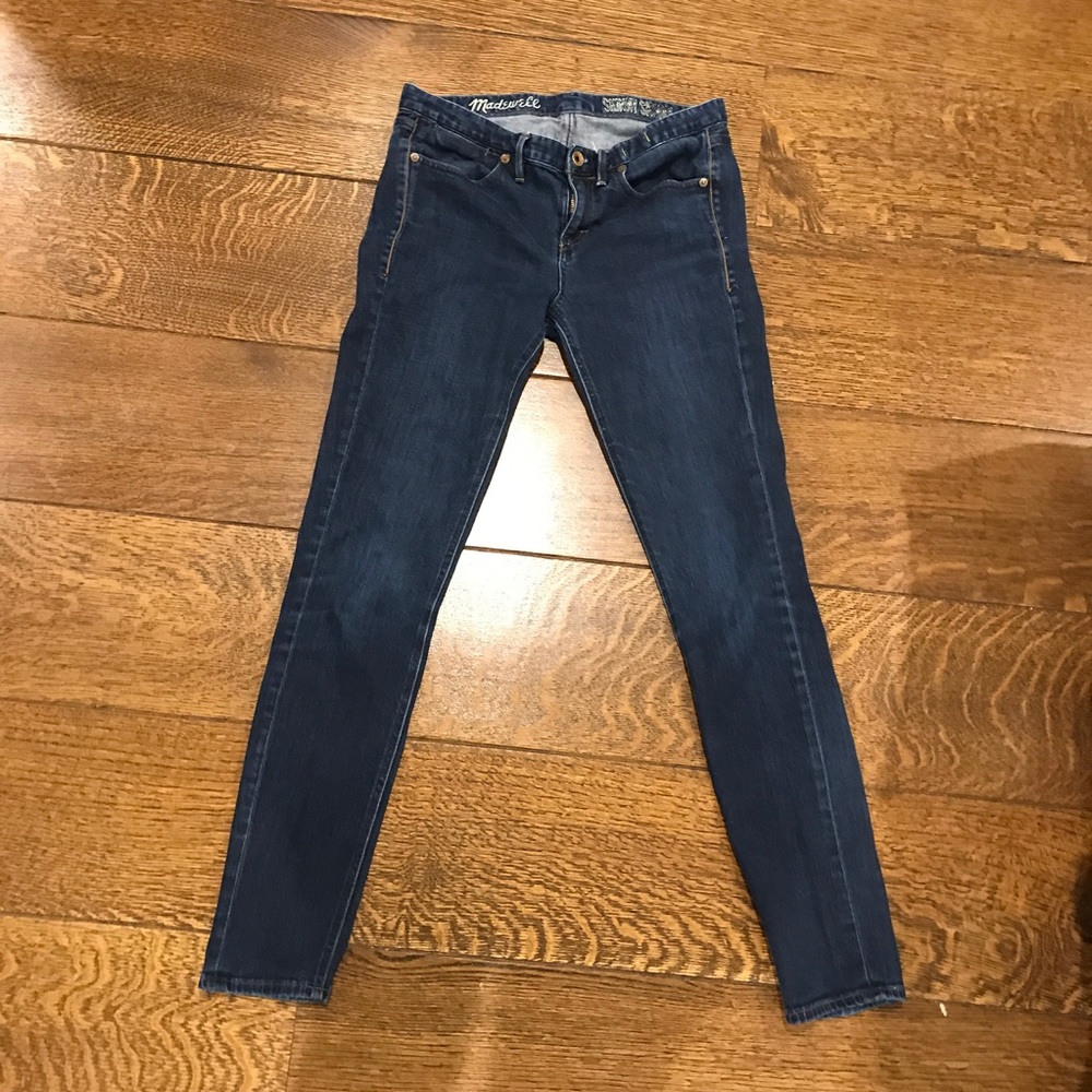 Madewell Skinny Skinny Dark Wash Jeans 28 X 32