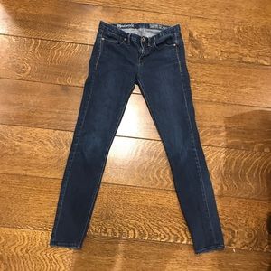 Madewell Skinny Skinny Dark Wash Jeans 28 X 32
