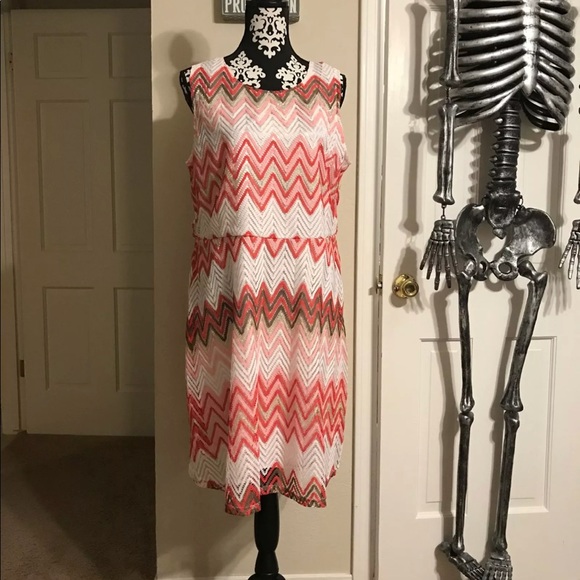 Dresses & Skirts - NWT PLUS SIZE CHEVRON DRESS
SIZE 3XL