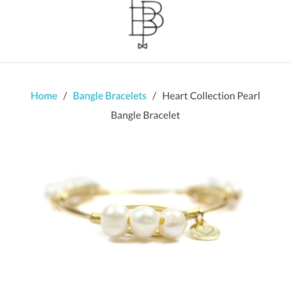 Bourbon and bowties Pearl bracelet