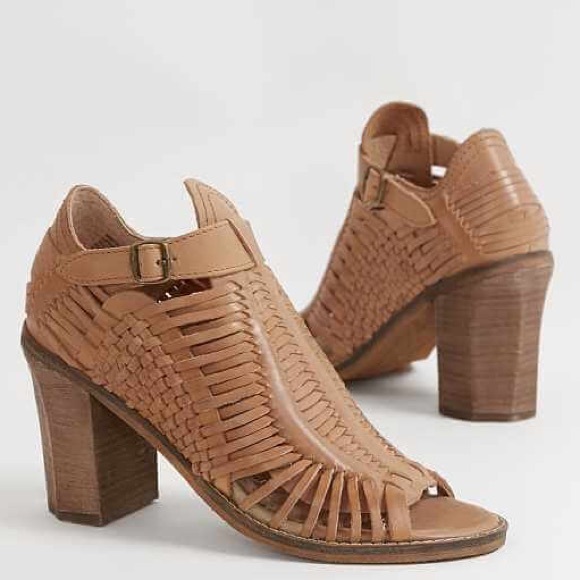 Naughty Monkey Killion Tan Open Toe Bootie w/ Box - Picture 8 of 8