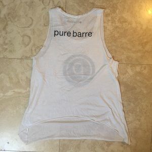 White Pure Barre tank, Med