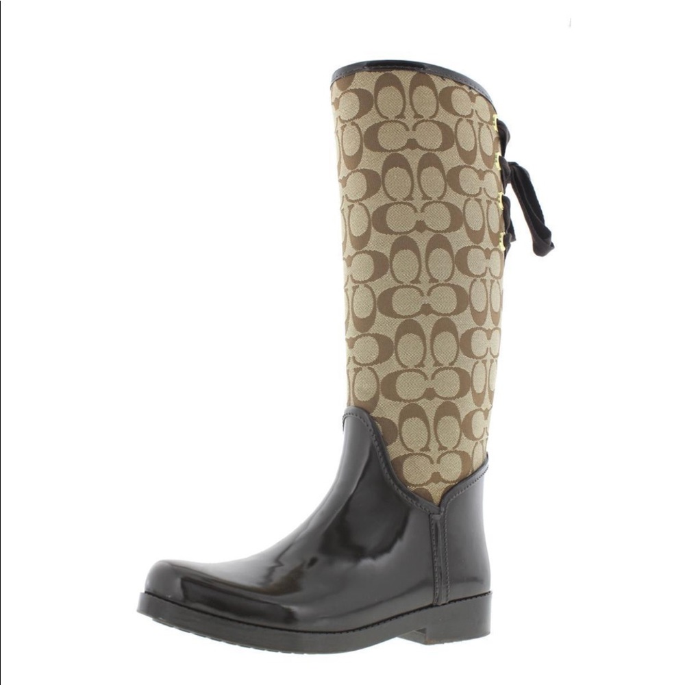 AUTHENTIC COACH RAIN BOOTS