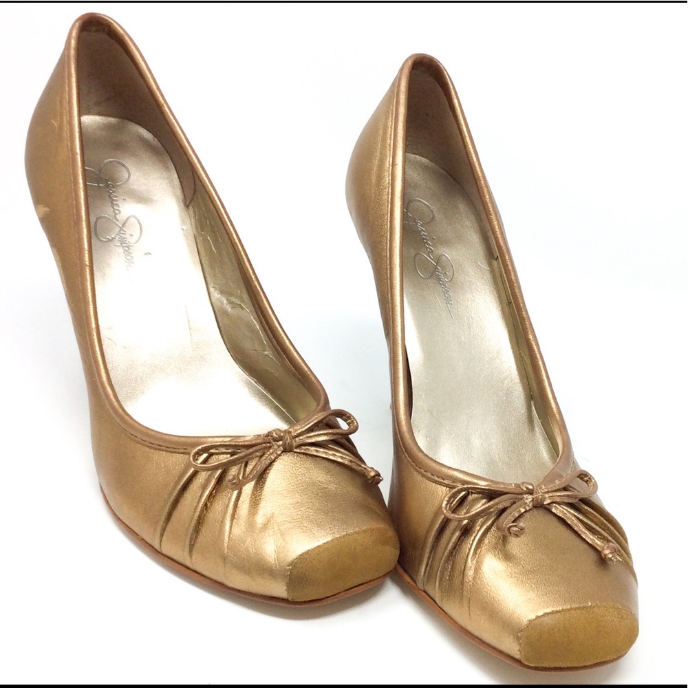 Jessica Simpson Square Toe Ballerina High Heel
