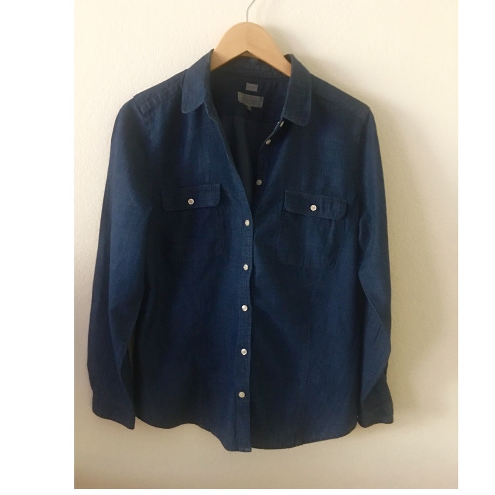 Loft Softened Chambray Shirt