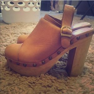 Jeffrey Campbell "Woodies" chunky heels