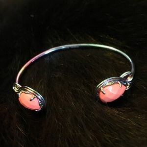 Rare Kendra Scott Andy Bracelet Iridescent Rhodium