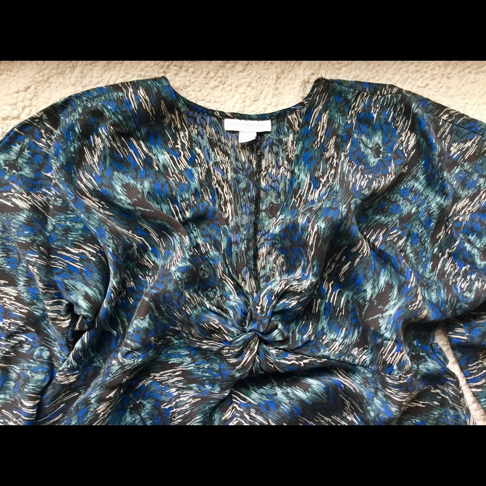 Gorgeous flowy silk top