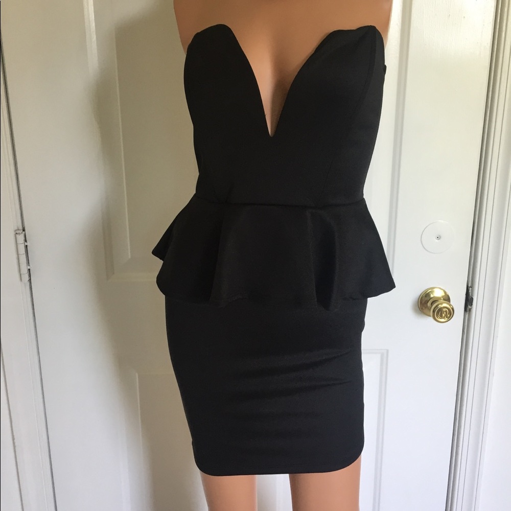 Body central Bodycon peplum dress