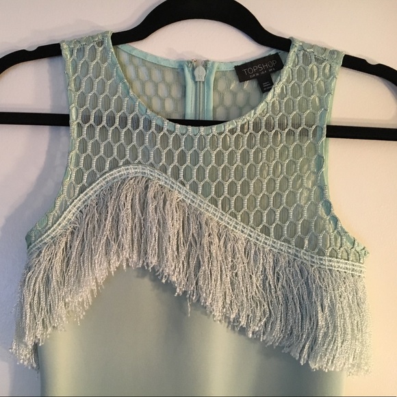 Pale Mint Green Bodycon Dress - Picture 2 of 4