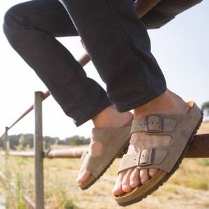 Birkenstock Arizona Suede Sandals Sz 41