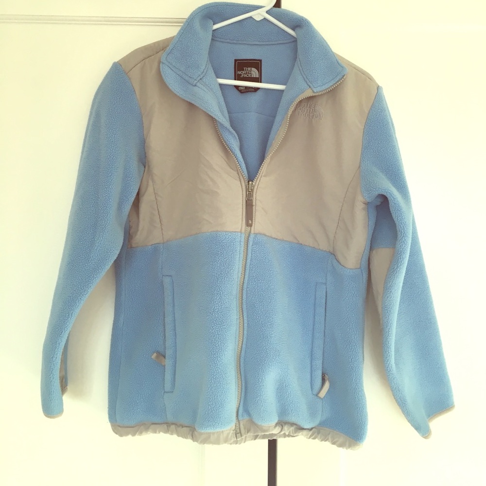 Baby blue north face fleece