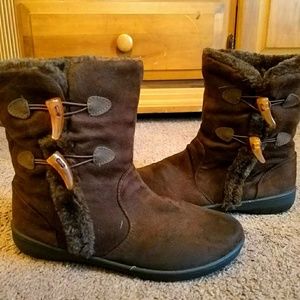 SagHarbor Brushed Suede Ankle Boot