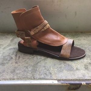 Taupe Leather Boho Sandal Taupe Leather Boho Sandal