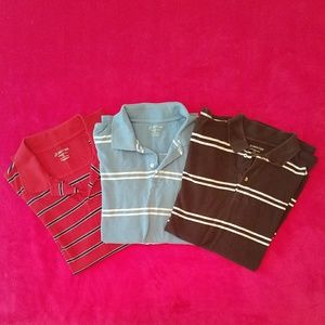 3 Men's St. John's Bay Polos Bundle Large & Long