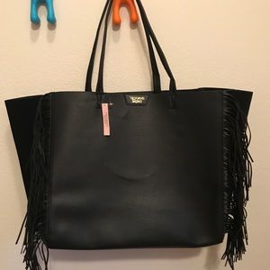 Large Fringe detail tote