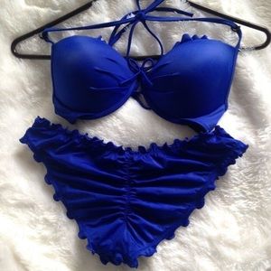 VS Low-Rise Cheek and Push-Up Ruffle Edged Bikini