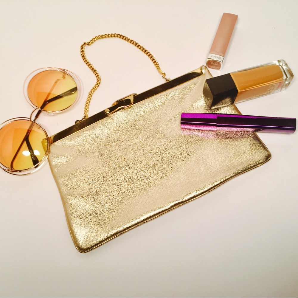 HL  GOLD VINTAGE PURSE