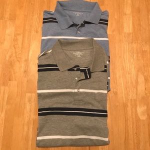 2 men's polo shirts