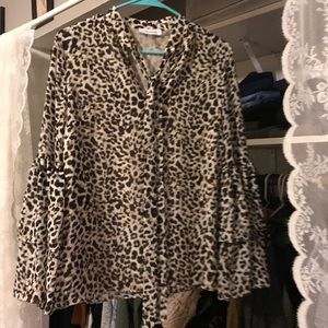 Calvin Klein Animal Print Blouse