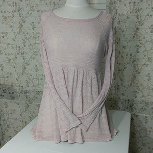 AEO Blush Pink Baby Doll Knit Tunic