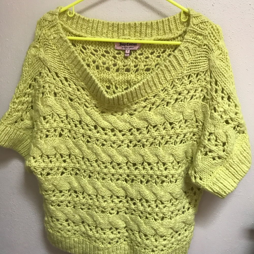 Juicy Couture Chunky Cable Knit Sweater