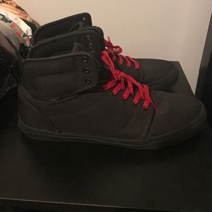 Vans high tops.