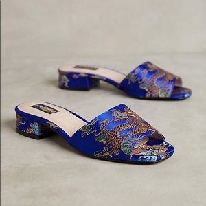 Anthro Shelly's London Beocade Jacquard Slides Anthro Shelly's London Beocade Jacquard Slides