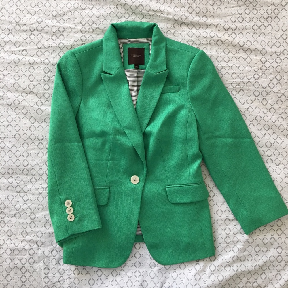 Women's The Limited true green blazer, size xs