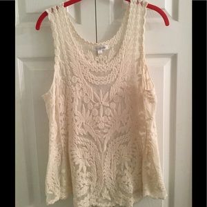 Lace tank