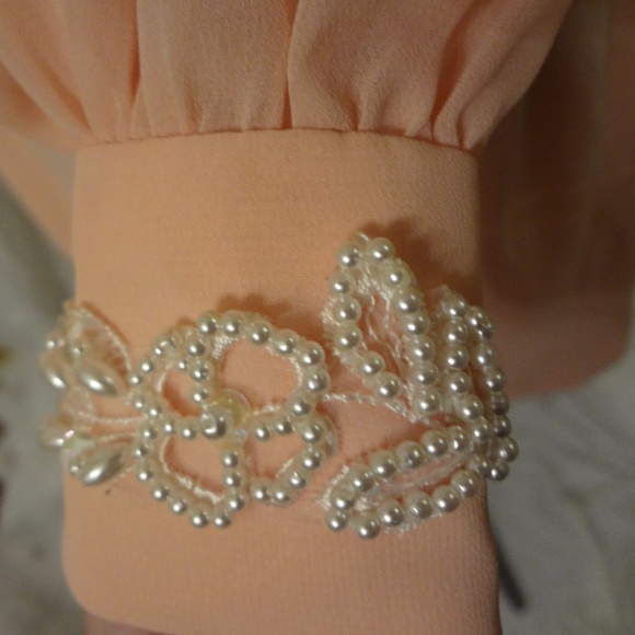 Peach/light pink vintage dress (READ DESCRIPTION) - Picture 3 of 6