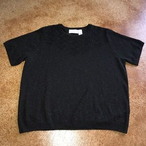Alfred Dunner XL black sparkle sweater Alfred Dunner XL black sparkle sweater