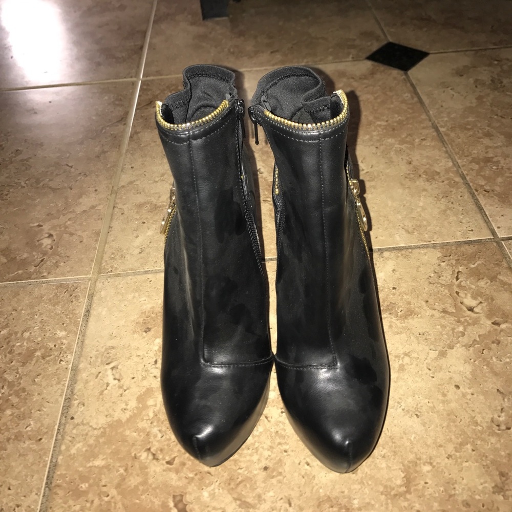 Brand new black booties