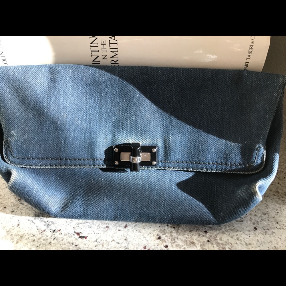 Lanvin authentic denim clutch